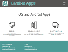 Tablet Screenshot of camberapps.com